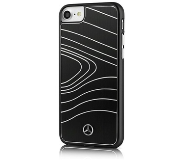 Mercedes-Benz Aluminium Back Case iPhone 7/8/SE/SE2 (4.7") Zwart Zwart