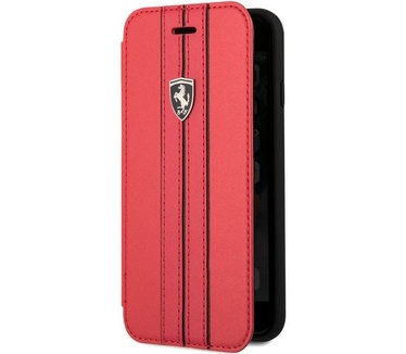 Ferrari Offtrack PU Leren Case Apple iPhone 6/6s/7/8 (4.7") Rood  Rood