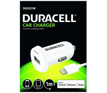 Duracell Single 2.4A +1M Lightning Cable