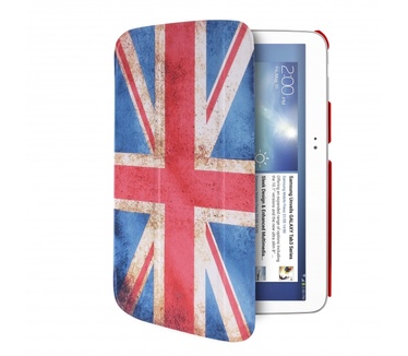 Puro Slim Case Zeta with Magnet Stand Up Samsung Galaxy Tab 3 10.1 UK vlag
