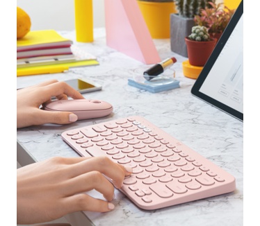 Logitech K380 for mac (Qwertz Zwitsers) Roze