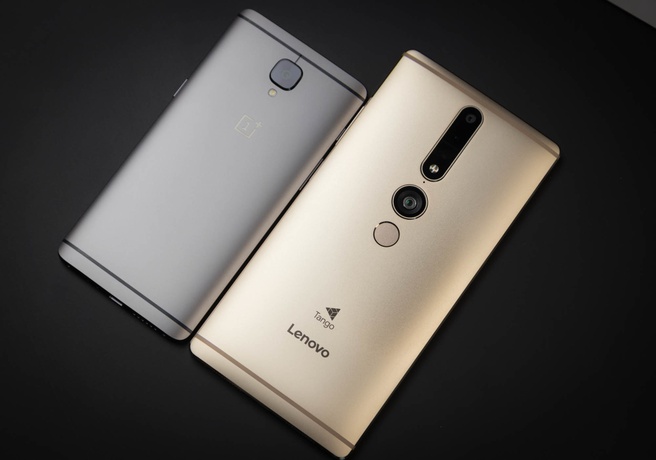 Lenovo Phab 2 Pro en OnePlus 3