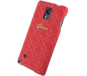 Guess Scarlett Folio Hard Case voor Samsung Galaxy Note 4 - Rood