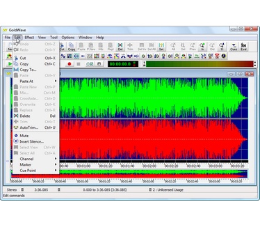 GoldWave screenshot (481 pix)