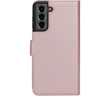 Mobiparts Saffiano Wallet Case Samsung Galaxy S21 Pink