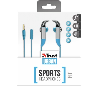 Trust Fit In-ear Sports Headphones (Blauw)