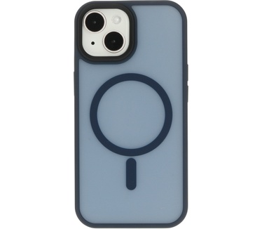 Mobiparts Hardcover Apple iPhone 15 Satin Blue (Magsafe Compatible)