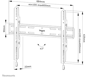 Neomounts by Newstar Neomounts by Newstar Select tv wandsteun