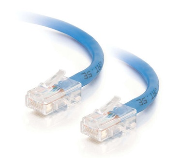 CablesToGo Cat5E Assembled UTP Patch Cable Blue 1.5m
