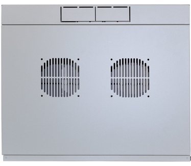 Intellinet 19" Double Section Wallmount Cabinet, 6U, 450mm depth, Flatpack, Grey