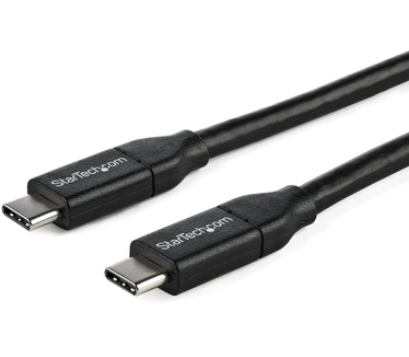 Startech.com USB-C naar USB-C kabel met 5A/100 W Power Delivery M/M 1 m USB 2.0 USB-IF certificatie Zwart