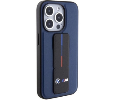 BMW M Tricolor Grip Back Case - Apple iPhone 15 Pro (6.1") Blauw Blauw