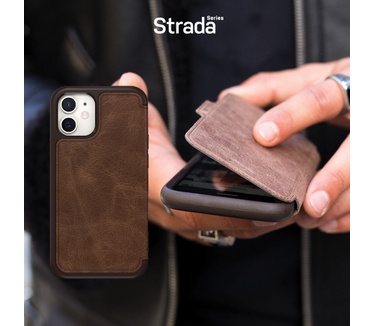 Otterbox Strada Folio Series voor Apple iPhone 12 mini, Espresso