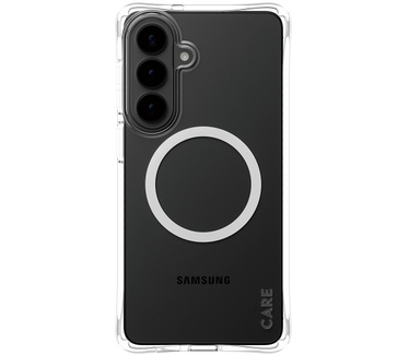 PanzerGlass CARE™ by PanzerGlass® Samba Case Transparent w. White Qi Samsung Galaxy S26+