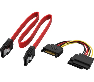 Akasa 5.25 Front Bay Adapter for a 3.5 device/HDD/2.5 HDD/SSD with SATA cables