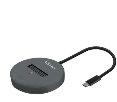 Aisens - ASUC-M2D014-GR - USB-C Dock M.2 (NGFF) Asuc-M2D014-Gr SATA/NVMe A USB3.1 Gen2, grijs Grijs