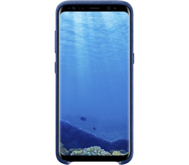 Samsung Galaxy S8 Alcantara Cover (Galaxy S8) Blauw
