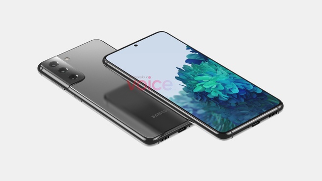 Samsung Galaxy S21-renders van OnLeaks