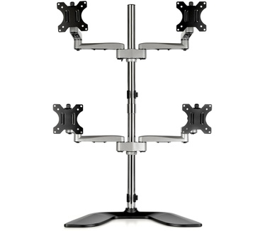 Startech.com Quad-Monitor Stand - Articulating - Steel & Aluminum