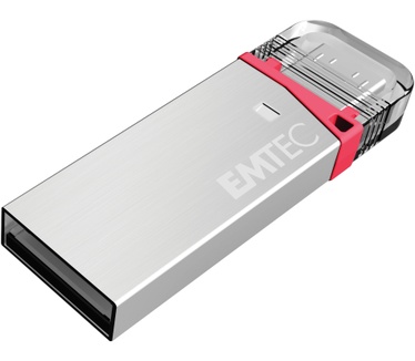 Emtec S220 On The Go 64GB Zilver