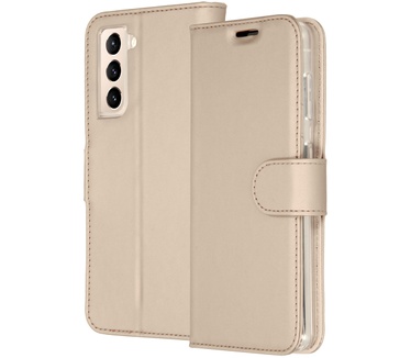 Accezz Wallet Softcase Bookcase Samsung Galaxy S21 - Goud