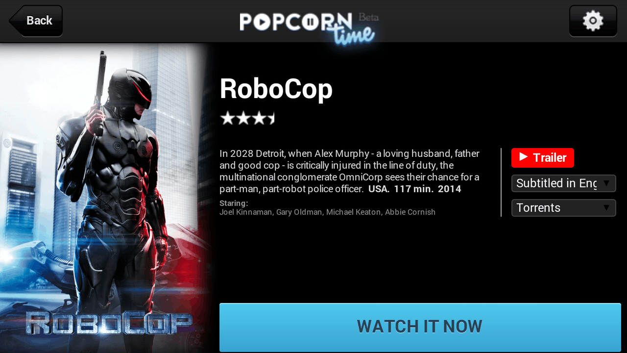 Fork van Popcorn Timeapp voor streaming video maakt versie voor