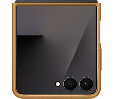 Samsung Galaxy Z Kindsuit PU-Leer Back Cover Bruin Galaxy Z Flip 7