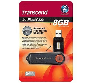 Transcend JetFlash 220 8GB Rood