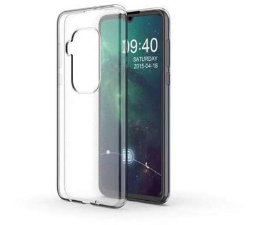qMust Motorola One Zoom Flexibel Hoesje Transparant