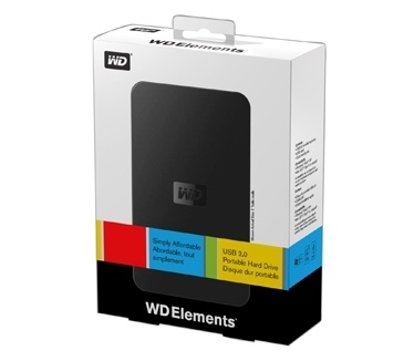 WD Elements Portable 250GB Zwart