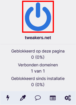 uBlock Origin whitelist instructie