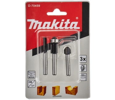 Makita D-70459 Frezenset 6mm 3-delig