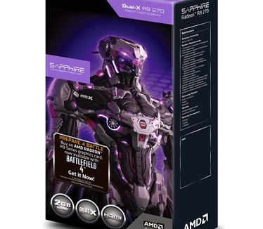 Sapphire R9 270 2GB DUAL-X (Battlefield 4 Edition)