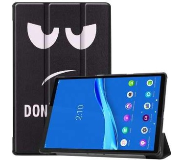 qMust Lenovo Tab M10 Plus Tri-Fold Case - Do Not Touch