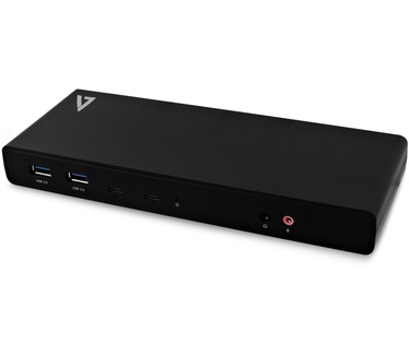 V7 Dual Universal Docking Station with USB-C Power Delivery