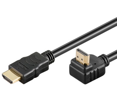 PremiumCord HDMI+Ethernet, M/M 90, 2m