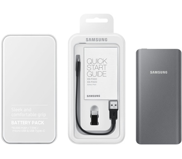 Samsung EB-P3000CS External Battery Pack - 10000mAh - Grijs
