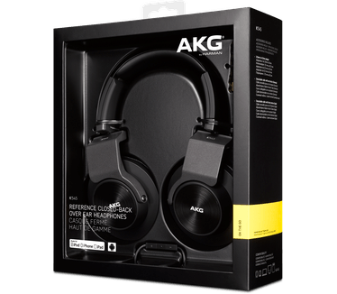 AKG K545 (Zwart) (Blauw, Oranje, Wit, Zwart)