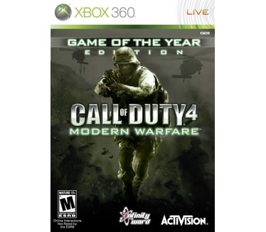 Call Of Duty 4 Game of the year, Xbox 360