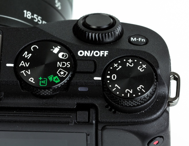 EoS M3 belichtingscompensatie