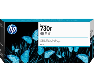 HP 730F grijze DesignJet-inktcartridge, 300 ml