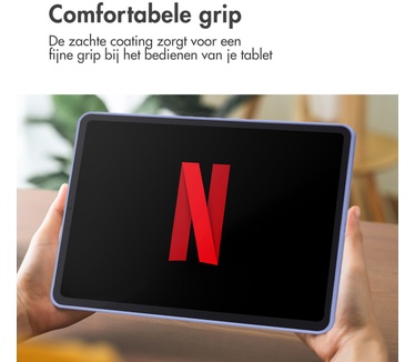 Accezz Liquid Silicone Backcover met penhouder