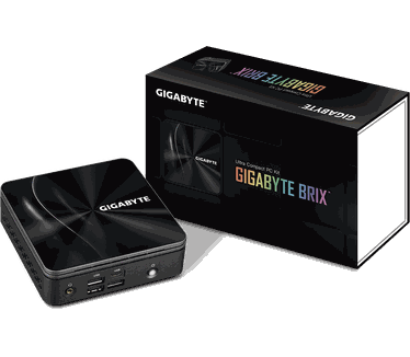 Gigabyte BRIX AMD Ryzen 3 4300U (4 Cores, 2GHz), 2xSO-DIMM DDR4 Slots, AMD Radeon Graphics, 2.5-Gigabit LAN, Wi-Fi 6, Bluetooth 5.2 Barebone - .....