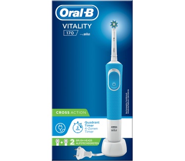 Oral-B Vitality 170 Blue CrossAction Elektrische Tandenborstel Powered By Braun