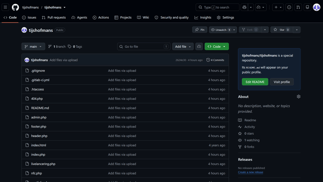 Github repo cd