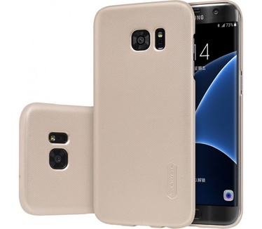 Nillkin Backcover Samsung Galaxy S7 edge - Super Frosted Shield Goud