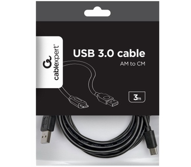 Gembird CCP-USB2-AMCM-10 Zwart