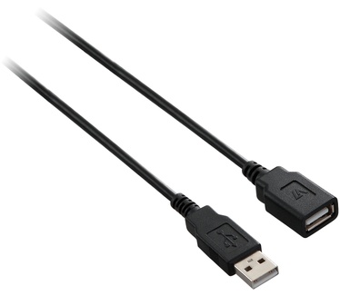 V7 USB 2.0 Extension Cable USB A to A (m/f) black 3m