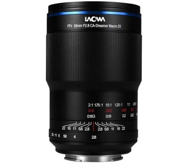 Laowa 58mm f/2.8 2x Ultra-Macro APO Canon RF-mount objectief