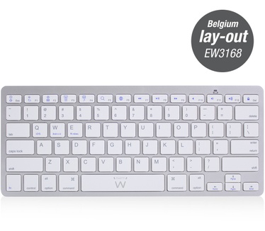 Ewent EW3168 Ultra-slim Bluetooth Keyboard - BE layout (Azerty)